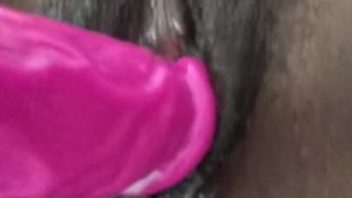 Creamy & Wet Ebony Pussy