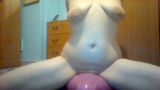 Humping a balloon!
