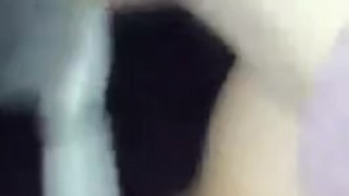 Useing hairbrush