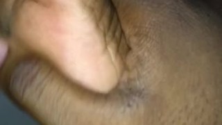 Black male feet size 12
