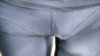 Walking around in tight Gym shorts