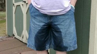 Outside Shorts Pee
