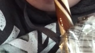 CANDY CANE SUCKING ASMR