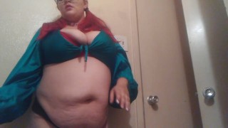 Huge Belly Inflation w/ Bike Pump and Chugging Part Two