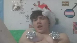 NAUGHTY FTM TWINK CHRISTMAS CUM SPECIAL