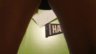 My step sister squats and cums