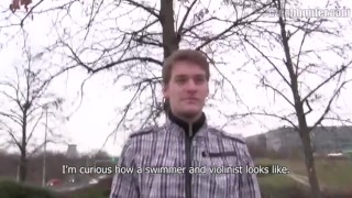  Czech Hunter 387 - Uncut & Fit Guy Sees The Cash And Couldn't Say No To That Big Cock