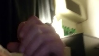 Watching porn jacking off