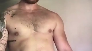 Matthew Camp nude flexing and jerking