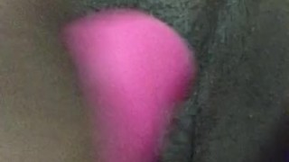 Watching my stepdaughter fucking her tight pussy while jacked off