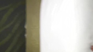Husband fucks wife and cums on her glasses