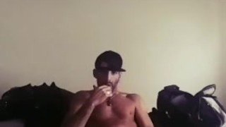 Lean, masculine White Boy Stripping & Getting Nasty For The Cam
