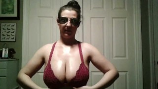 Baby Oil Boob Drop w/ Saucy!