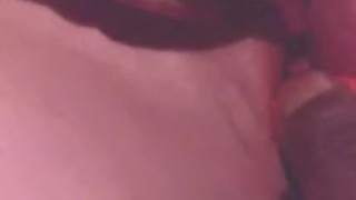 Gran Bella Dona's Fat Pussy trying to take 10" dildo.