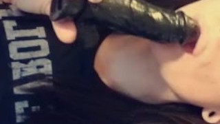 Fun with a dildo