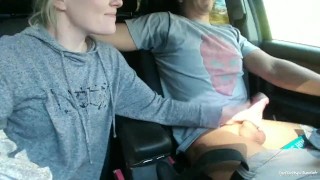 Draining His Balls On Public Road - OurDirtyLilSecret