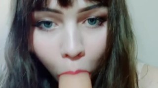 hot brunette loves ur cock