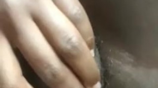 Playing with my big tits and pussy