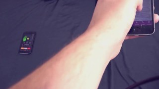 Vibrator torture handcuff bondage till she cum measure pulse orgasm