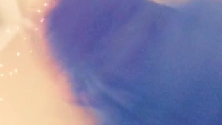 Jacking off with cum