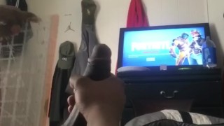 Measuring massive 7 inches cock