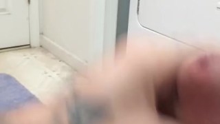 Was at my cousin house horny so I went to restroom sorry for bad recording