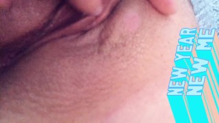 Using My Cum To Lube My Clit For Rubbing and Edging