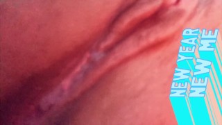 Using My Cum To Lube My Clit For Rubbing and Edging