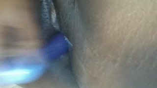 ebony Girlfriend plays with tight wet pussy