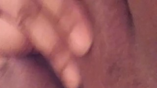 Some rubbing before shower time
