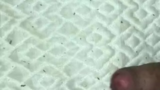 Uncircumcised Small Dick Fucks Pillow + Cumshot