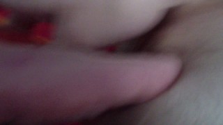 My playing with dildo and licking by my american client