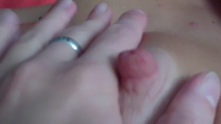 My playing with dildo and licking by my american client
