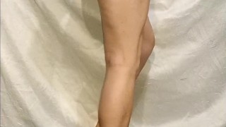 I've Found How My Stepsister Seduces Guys on Webcam...very timid striptease