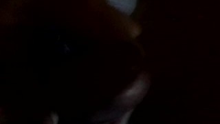 Very big dick is masturbated by my friend