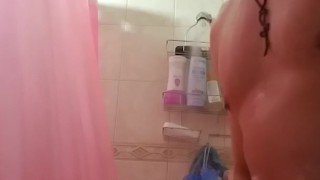 Puerto Rican Well Hung Shower Time