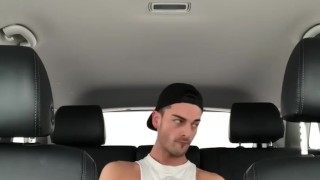 Public Fun - Jerking Off in the Backseat