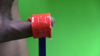 Follando Con Mi Juguete Casero - Termina En Una Enorme Corrida