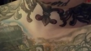 Olivia ink- split tongue tricks.big boob tatted up milf