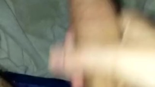 WHITE DICK MASTERBATING, CUMSHOT