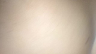 Latina milf holds her tight asshole open to get cum all over