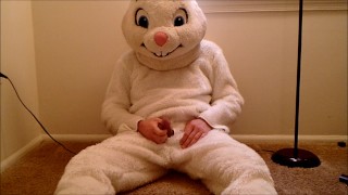 Jerking Off With The Rabbit