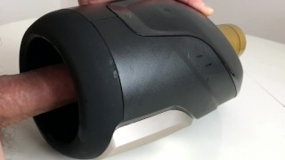 Fleshlight Launch milking me dry (with cumshot)