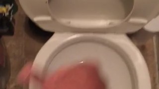 Masturbating in my neighbors bathroom