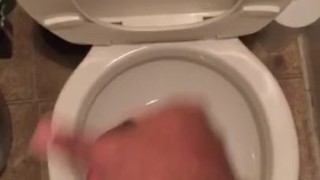 Masturbating in my neighbors bathroom