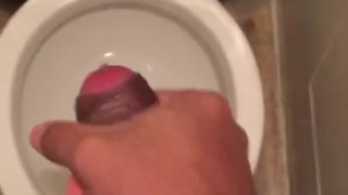 Masturbating in my neighbors bathroom