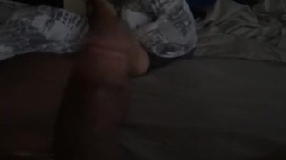 Chubby black morning wood/Fat ass