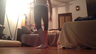 Mrs Peter North Nadia North working out