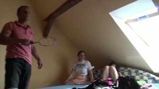 Backstage Tennis with Lucie and Other Leon Girls (Lola is also there)