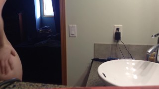 ROOMMATE getting dressed after shower! See profile 4 more